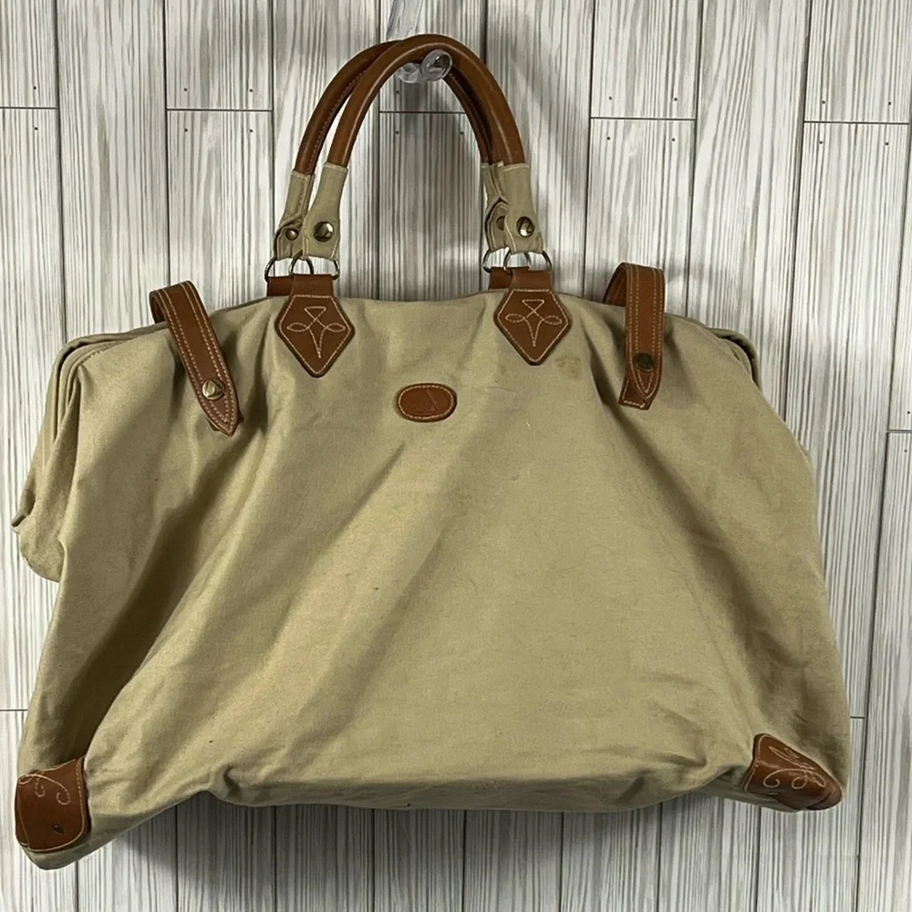 Vintage Liz Claiborne Hard Closure Travel Duffle